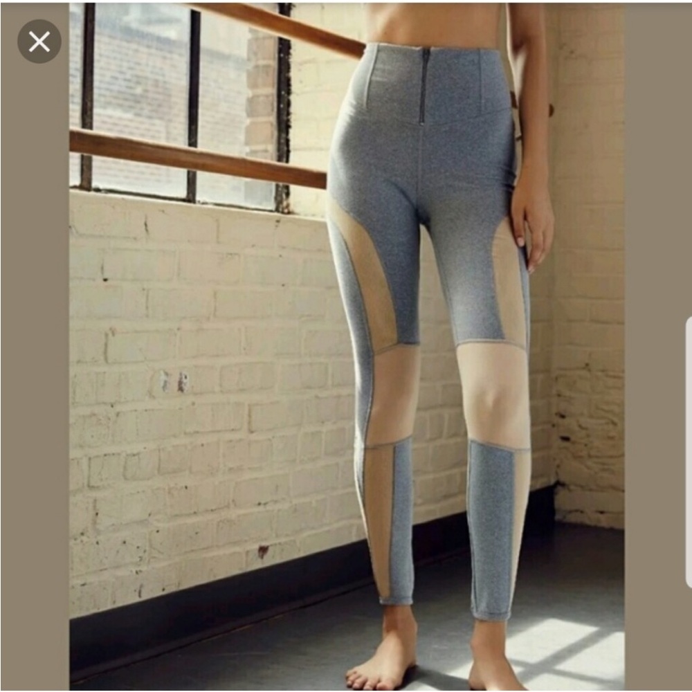 Free people movement cool rider gray nude leggings size xs